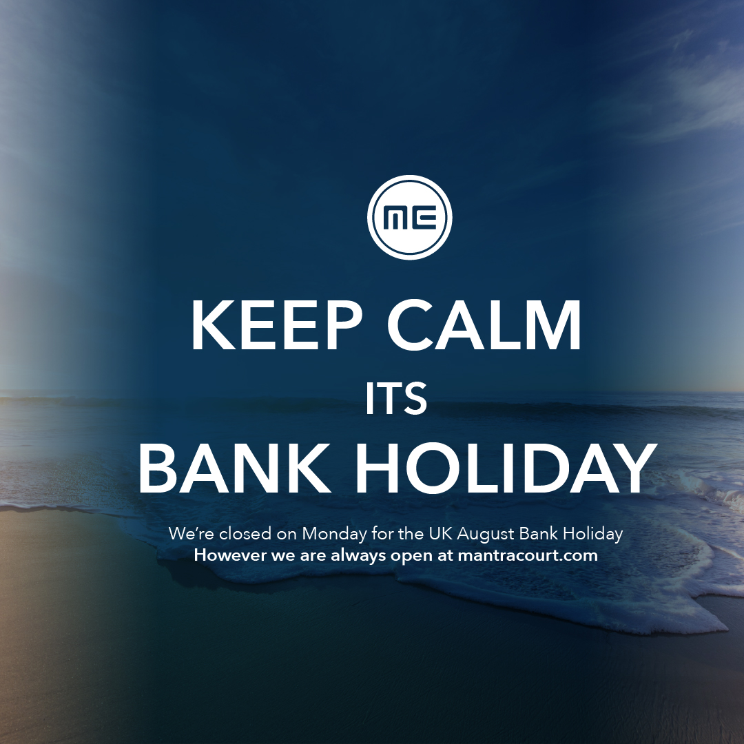 UK Bank Holiday Monday 31 August 2020